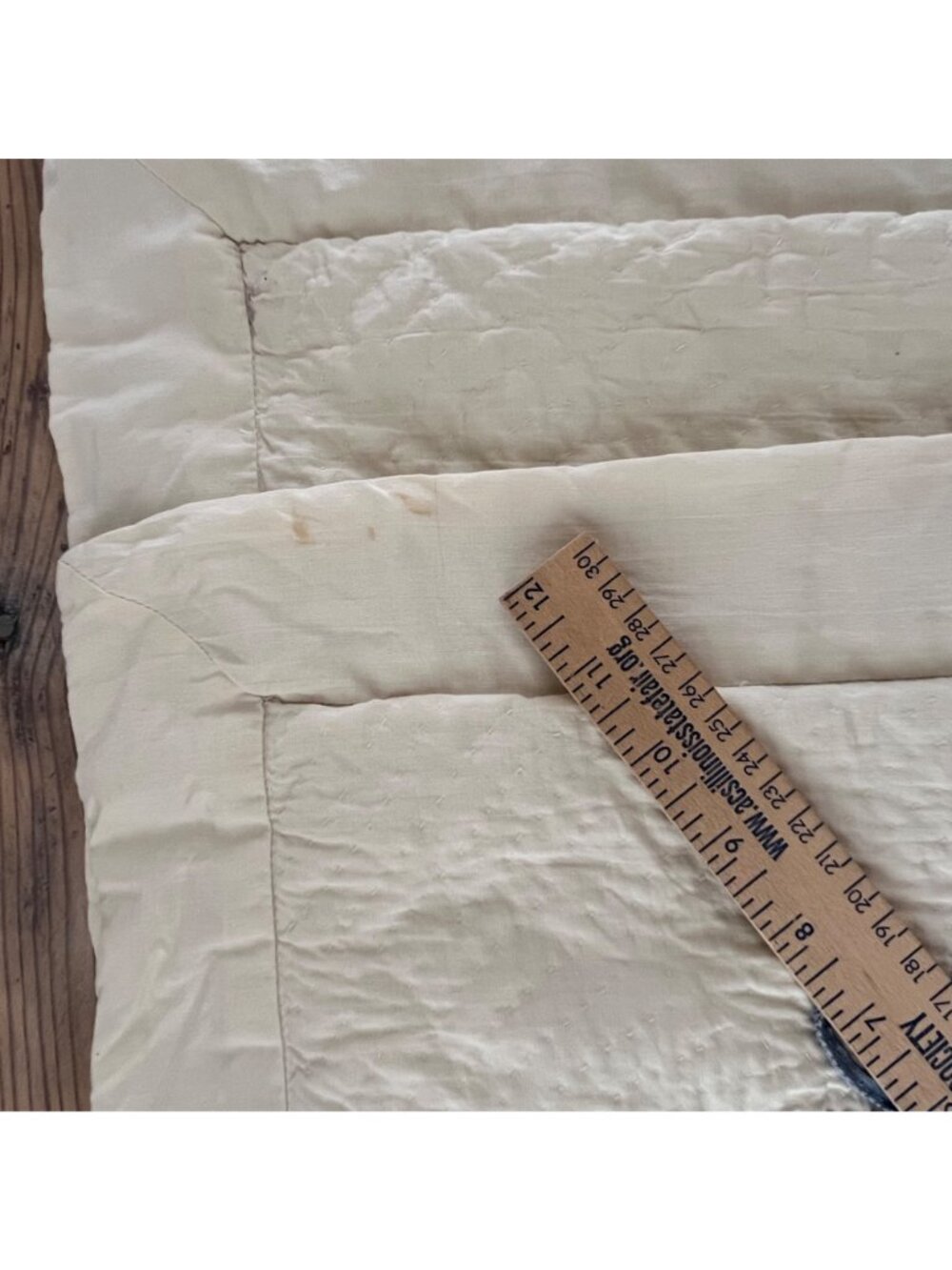 Vintage Floral Applique Quilted Pillow Shams Standard Size Granny Core Cottage - Picture 3 of 10